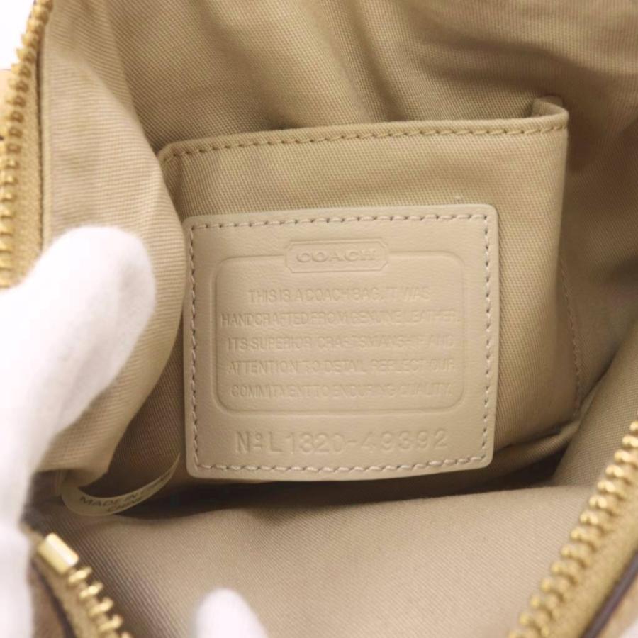 COACH（コーチ） ハンドバッグ ショルダーバッグ レザー ベージュ