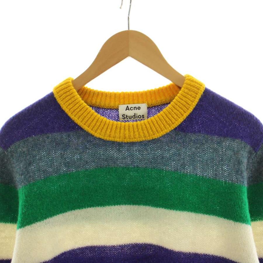 アクネ ストゥディオズ Acne Studios ニット セーター 長袖 ボーダー柄 