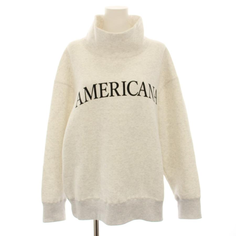 アメリカーナ AMERICANA スウェット トレーナー ハイネック ロゴ 