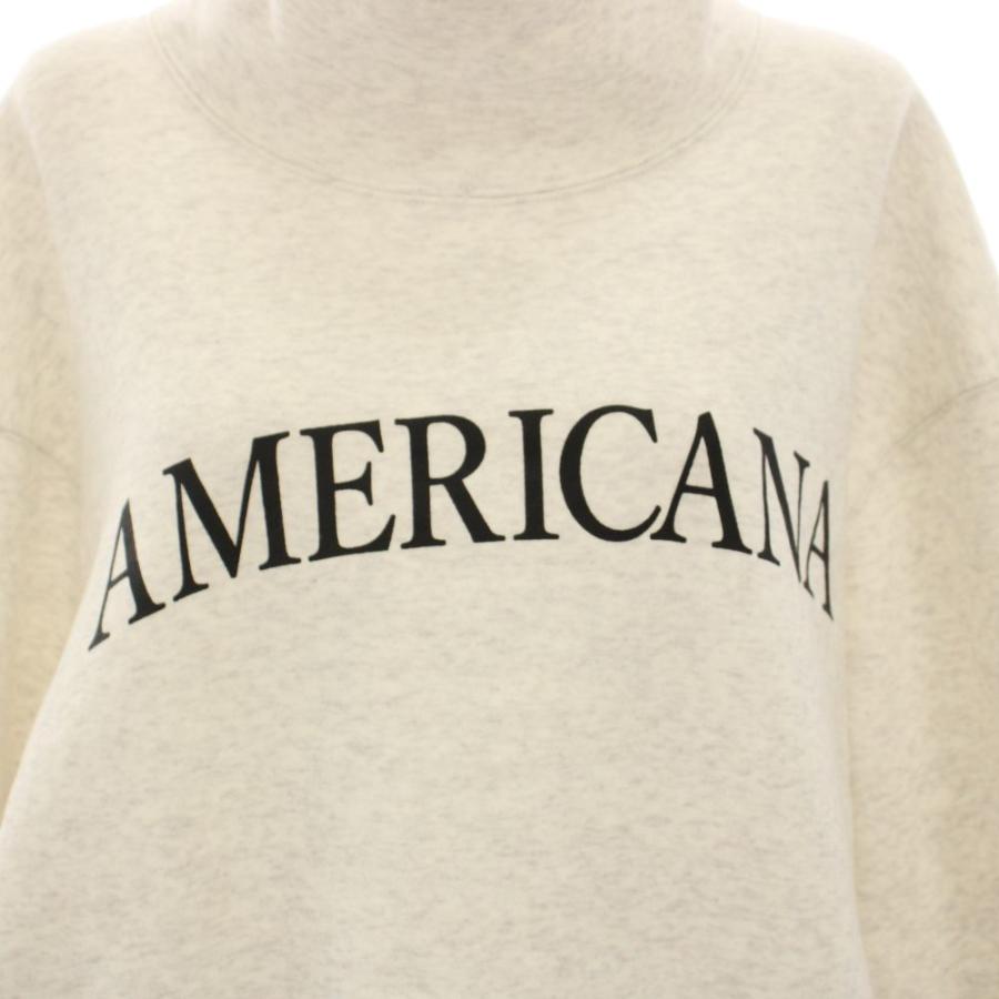 アメリカーナ AMERICANA スウェット トレーナー ハイネック ロゴ 