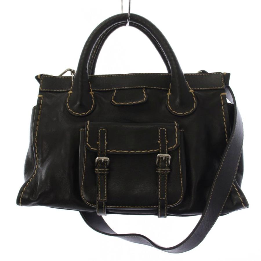 Chloe クロエエディス ハンドバッグ 2way大容量 A4 ステッチy2k