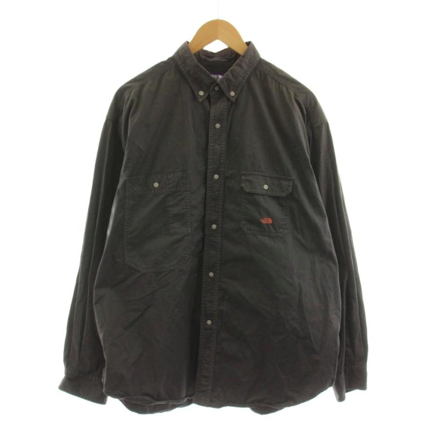 ノースフェイス パープルレーベル Lightweight Twill B.D. Work Shirt