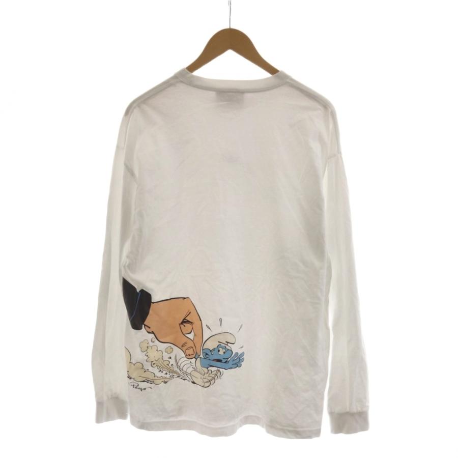 ウィンダンシー WIND AND SEA ×SMURFS ×スマーフ Tシャツ カットソー L