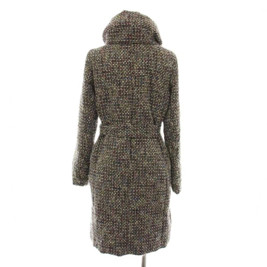 アナイ ANAYI 17AW ダウンコート ロング アウター 36 マルチカラー 