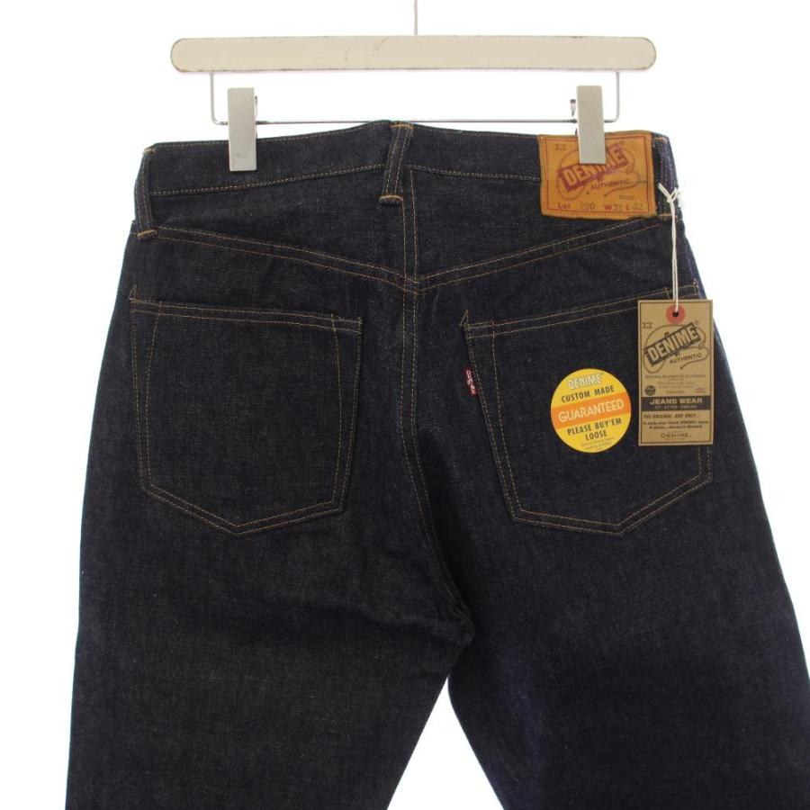 未使用品 ドゥニーム DENIME Lot 220 デニムパンツ ジーンズ ボタン 