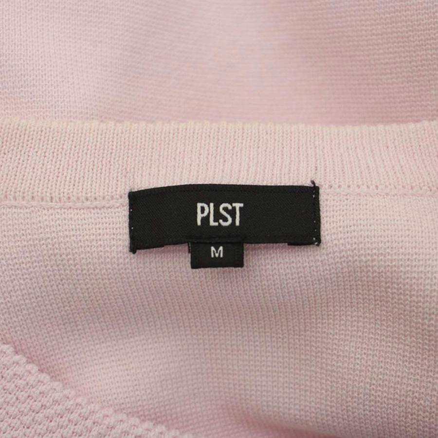 PLST - PLS+T(PLST)(プラステ) カーディガン サイズM レディース新品同様  - ライトピンク 長袖 プラステ PLST カーディガン M ピンク 長袖 /GG レディース : ブランド