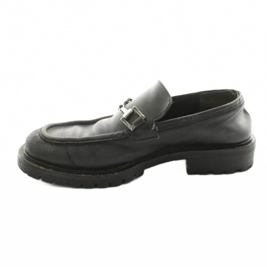 GUCCI（グッチ） ホースビットローファー モカシン レザー 36 黒