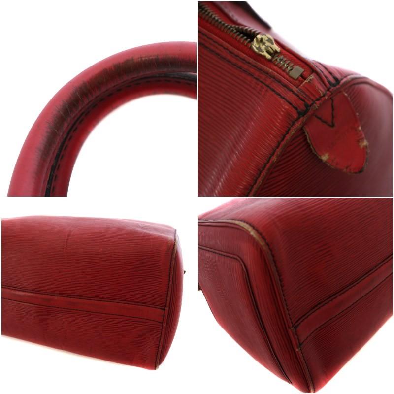LOUIS VUITTON スピーディ30 エピ ボストンバッグ/赤 LOUIS VUITTON
