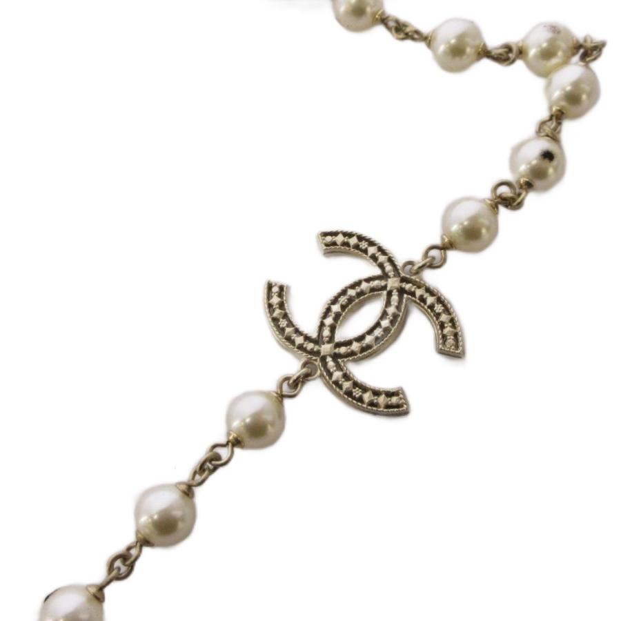 シャネル CHANEL  A15C パール ココマーク ネックレス ゴールドカラー /KH ■OH レディースの画像