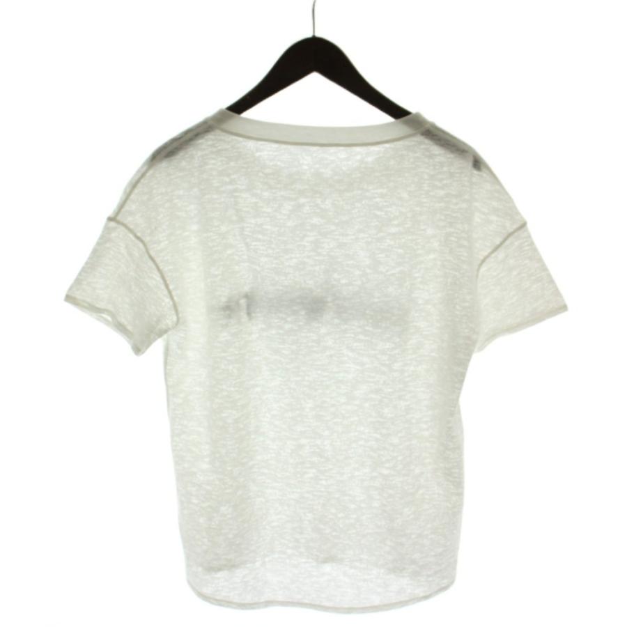ルルレモン lululemon Tシャツ カットソー オフホワイト 半袖 ラウンド 