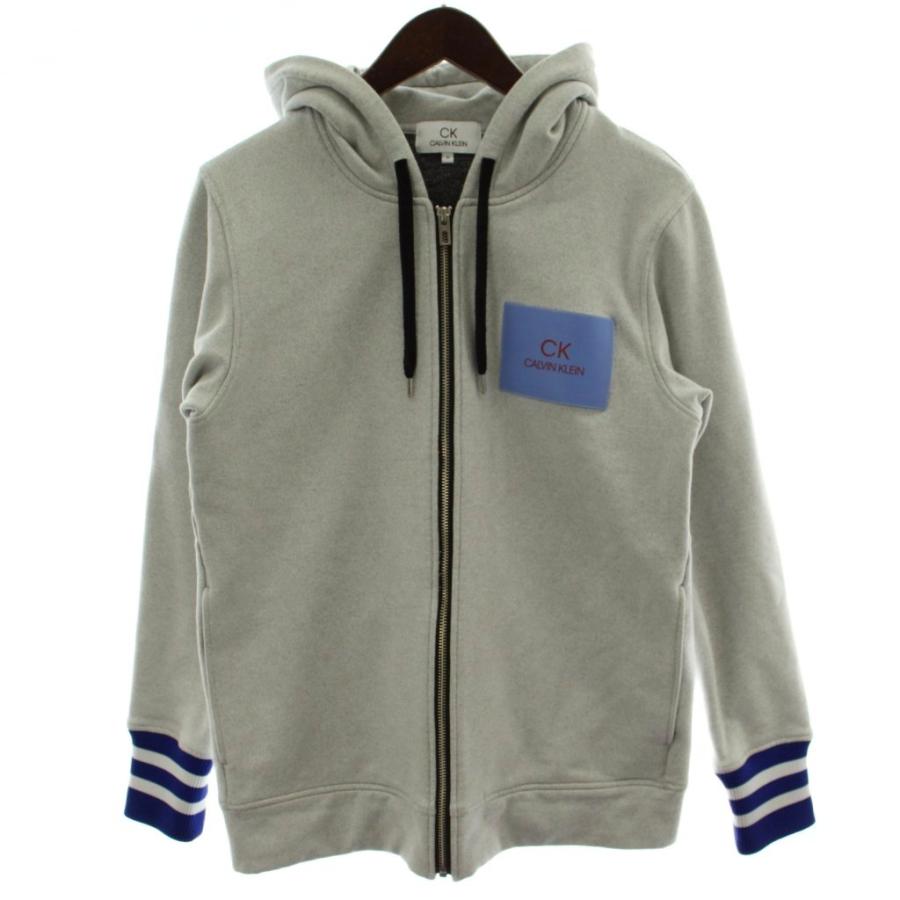 ck Calvin Klein シーケーカルバンクライン ジップアップパーカー M 