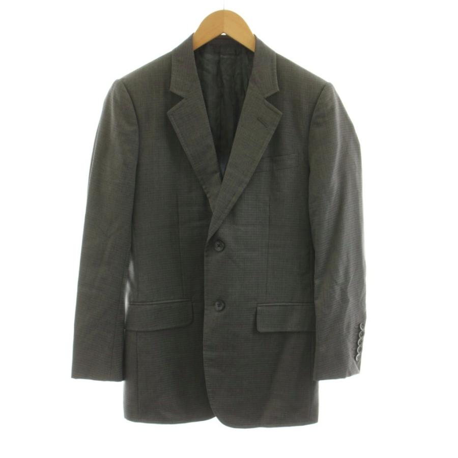 GUCCIチェックテーラードジャケット48 GUCCI（グッチ） テーラードジャケット ブレザー チェック柄 ウール 46