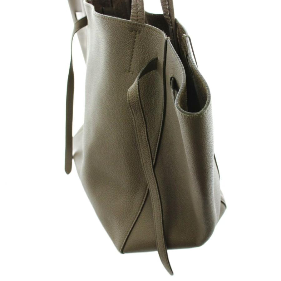CELINE セリーヌ カバファントム タッセル トートバッグ レザー グレー CELINE（セリーヌ） カバファントム スモール ウィズタッセル トート