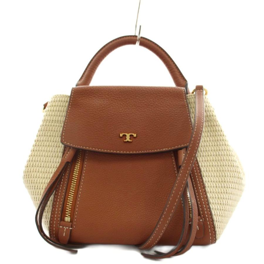 TORY BURCH（トリーバーチ） ハーフ ムーン ストロー Half Moon Straw