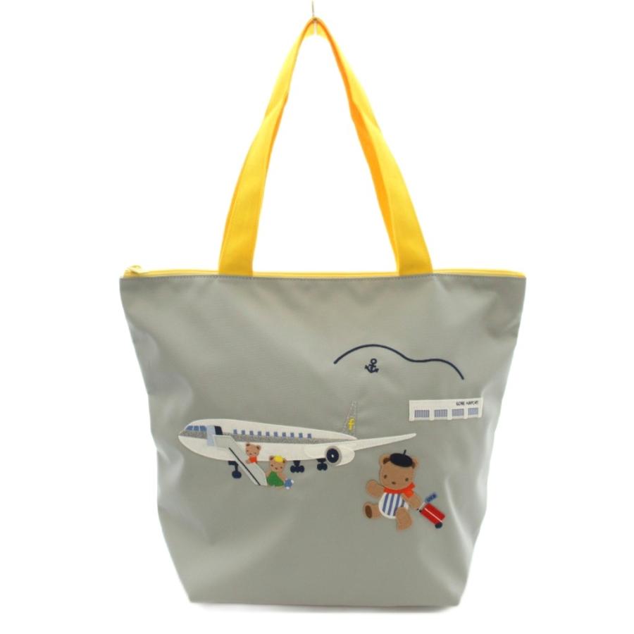 未使用品 ファミリア Familiar 神戸国際空港限定 トートバッグ 熊 クマ