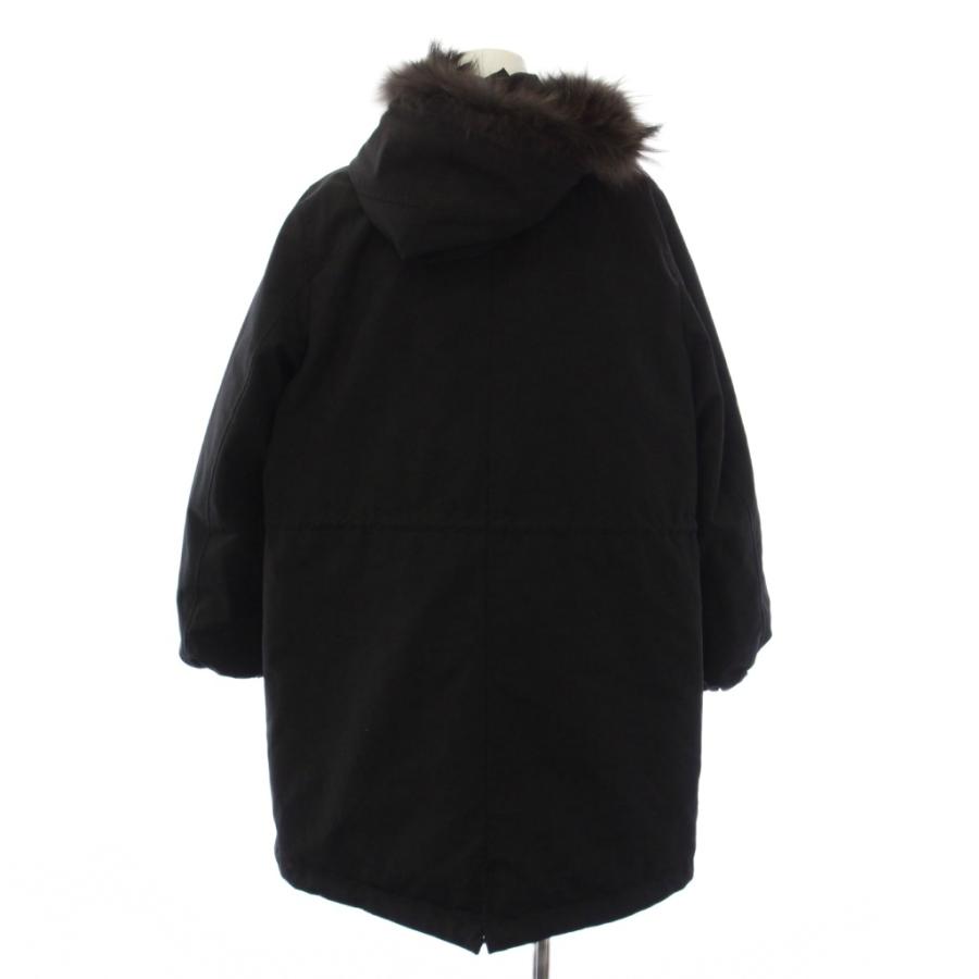 【美品】23区　洗える　モッズコート ダウン ファー ライナー 44 黒 レディース 【美品】23区 洗える モッズコート ダウン ファー ライナー
