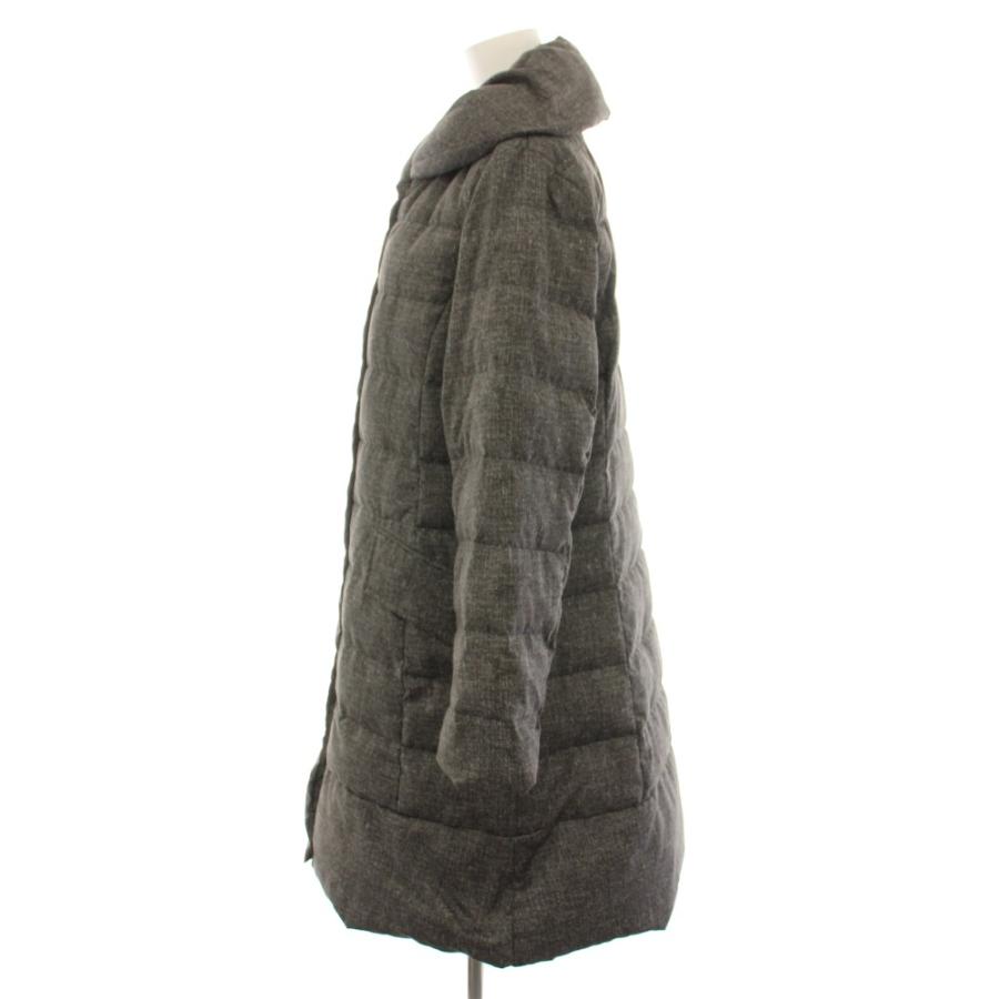 自由区 オンワード樫山 19AW サテンタフタロングダウンコート アウター 