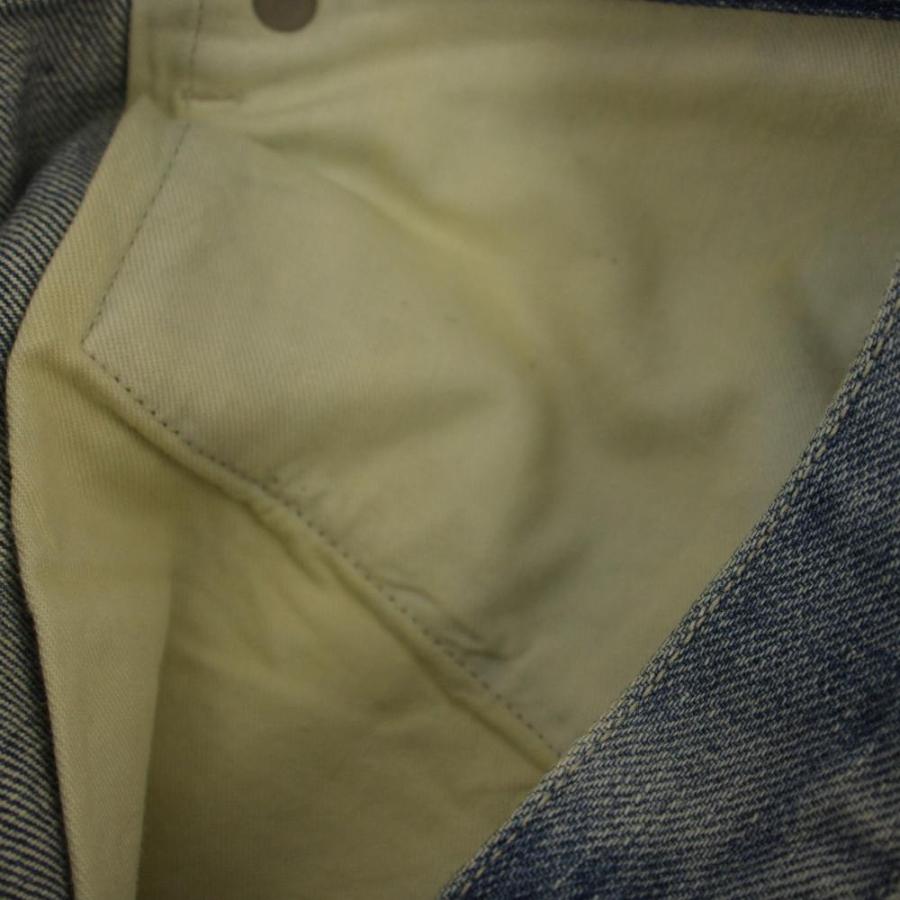オーラリー AURALEE ELVEDGE FADED HEAVY DENIM PANTS デニムパンツ ジーンズ ボタンフライ 25 インディゴ A25AP04DH /BM レディースの画像
