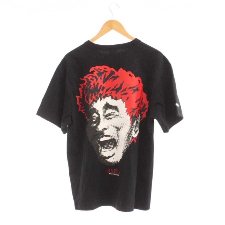 未使用品 MASATOSHI HAMADA x SAPEur サプール Tシャツ M 半袖 黒 タグ 