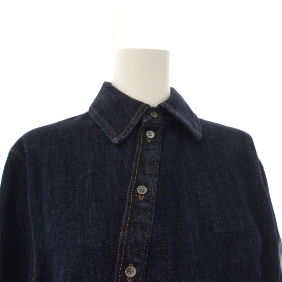 LOEWE（ロエベ） LOEWE Draped DENIM SHIRT ドレープデニムシャツ 
