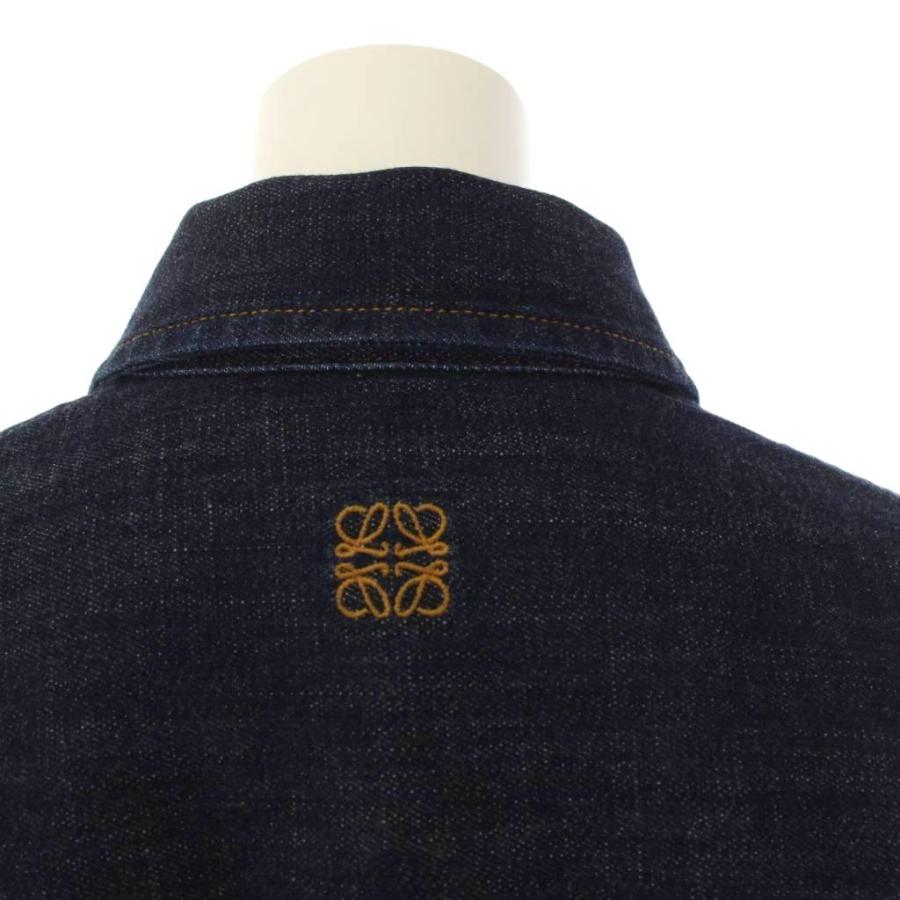 LOEWE（ロエベ） LOEWE Draped DENIM SHIRT ドレープデニムシャツ 