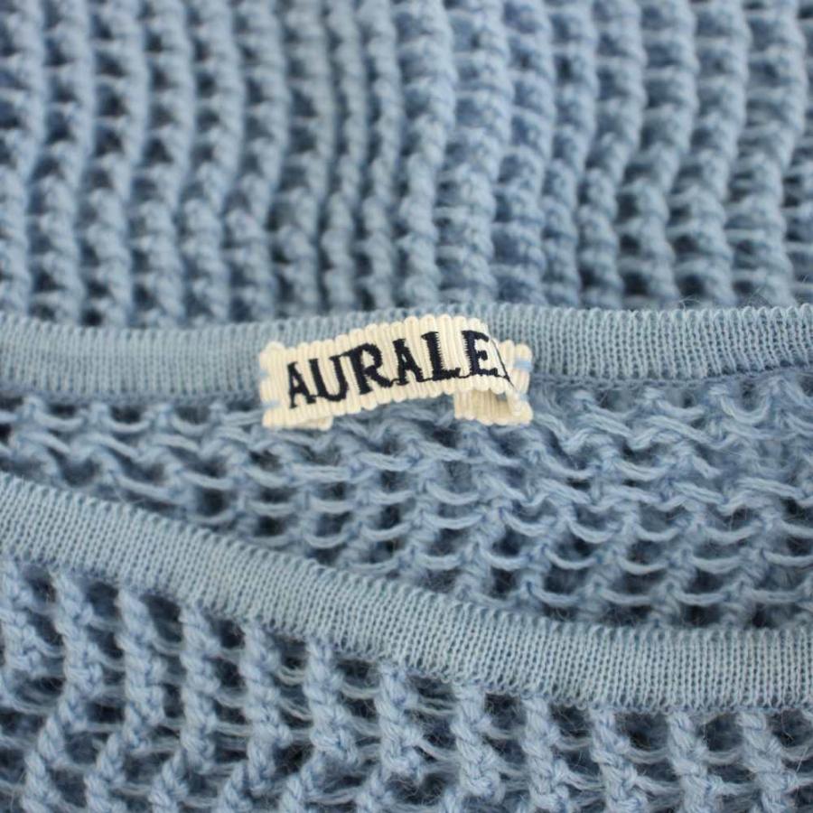 オーラリー AURALEE 20SS モヘヤウールメッシュニットワンピース 