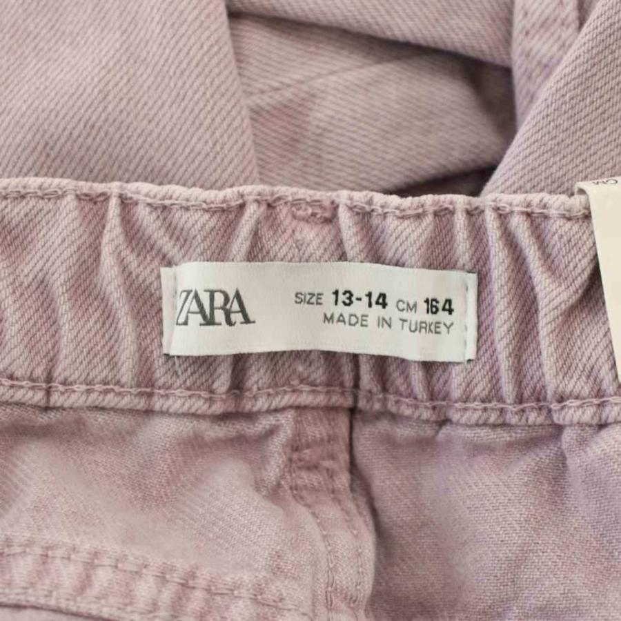 ZARA（ザラ） デニム パンツ こども服 女の子 13-14 CM 164 ピンク