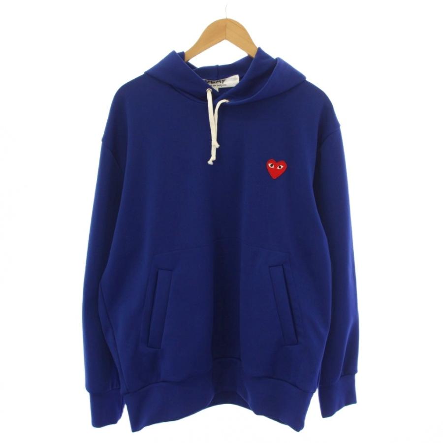 プレイコムデギャルソン AD2014 プルオーバーパーカー 長袖 XL 青 プレイコムデギャルソン PLAY COMME des GARCONS AD2014 プルオーバー