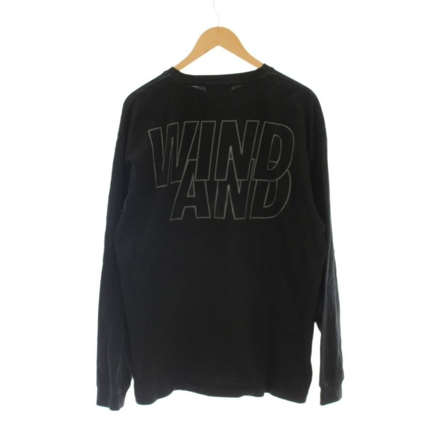 ウィンダンシー WIND AND SEA Tシャツ カットソー XL 黒 ブラック 長袖 