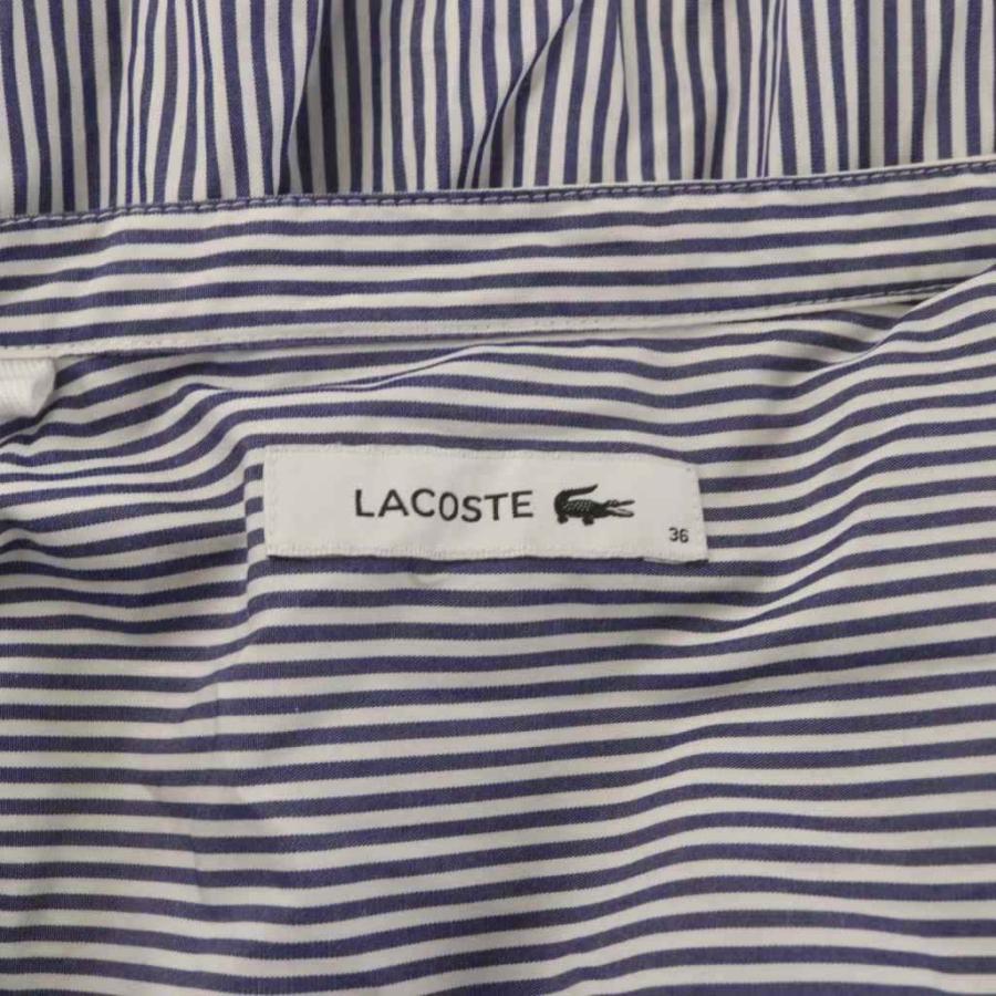 LACOSTE（ラコステ） スタンドカラープルオーバーブラウス シャツ 36 