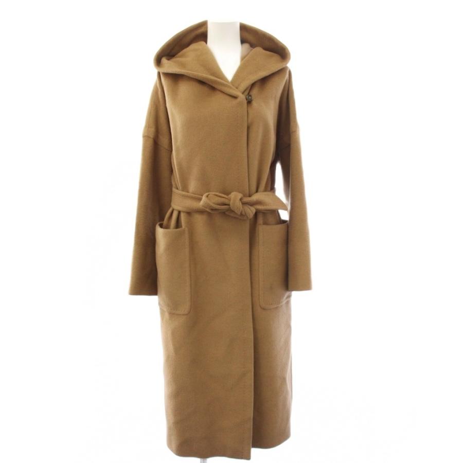 Max Mara（マックスマーラ） フードコート ロング ウエストリボン付き 