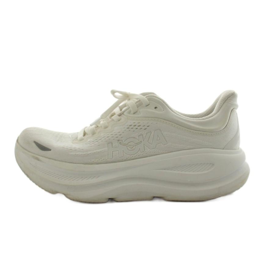 ホカオネオネ HOKA ONE BONDI 9 スニーカー シューズ 24.5cm 白