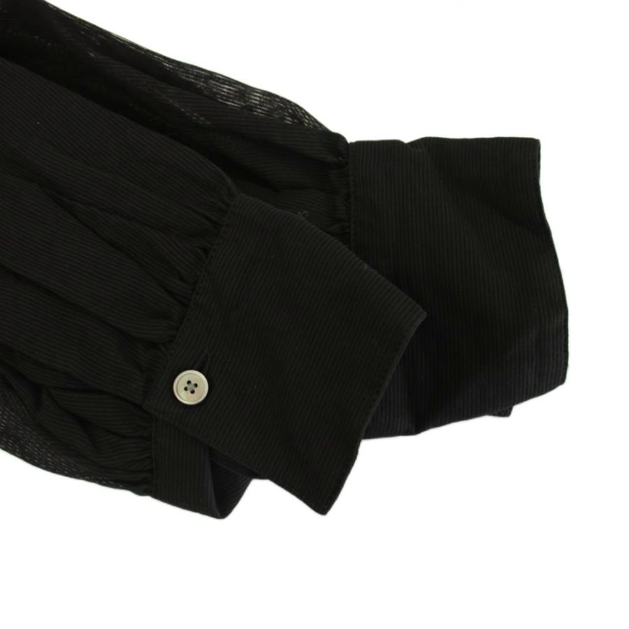 マカフィー MACPHEE トゥモローランド 25SS バンドカラーシャツ シアー 