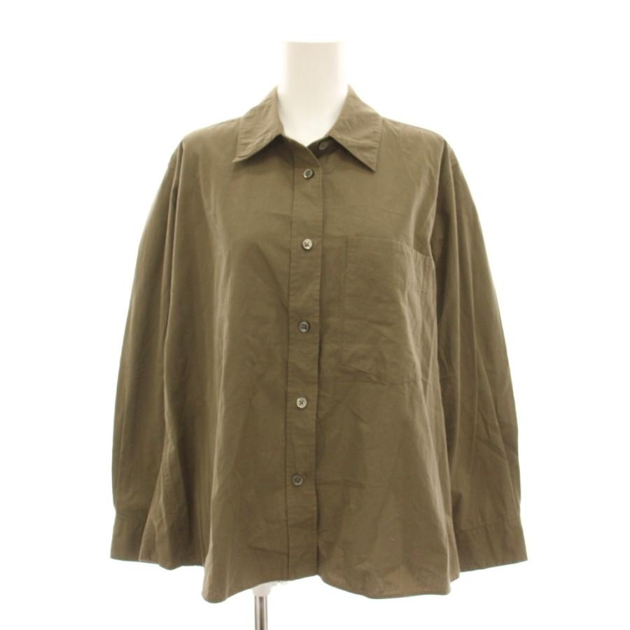 専用 MARGARET HOWELL カーキ 長袖シャツ MARGARET HOWELL（マーガレットハウエル） シャツ ブラウス 2 カーキ