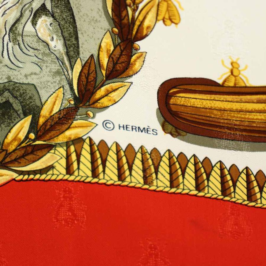 HERMES（エルメス） カレ90 ナポレオン NAPOLEON スカーフ シルク 絹