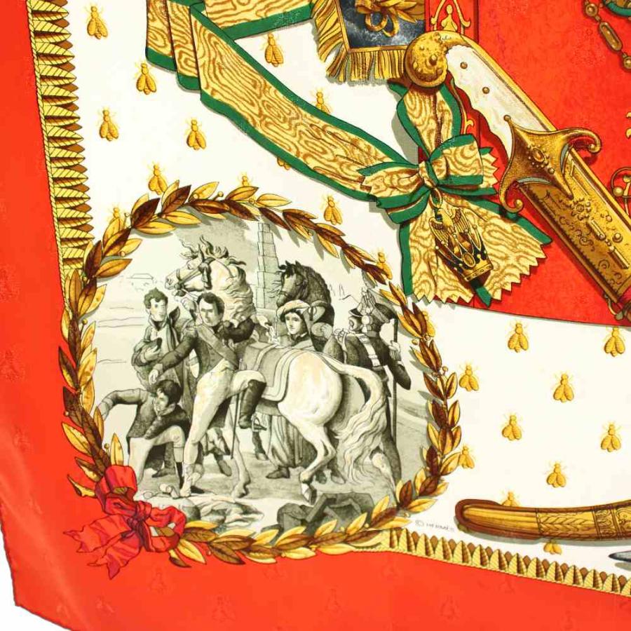 HERMES（エルメス） カレ90 ナポレオン NAPOLEON スカーフ シルク 絹