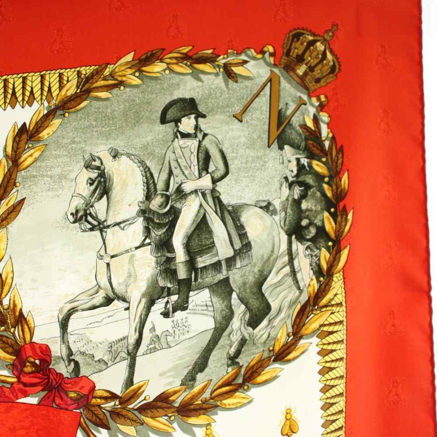 HERMES カレ90 NAPOLEON スカーフ HERMES（エルメス） カレ90 ナポレオン NAPOLEON スカーフ シルク 絹