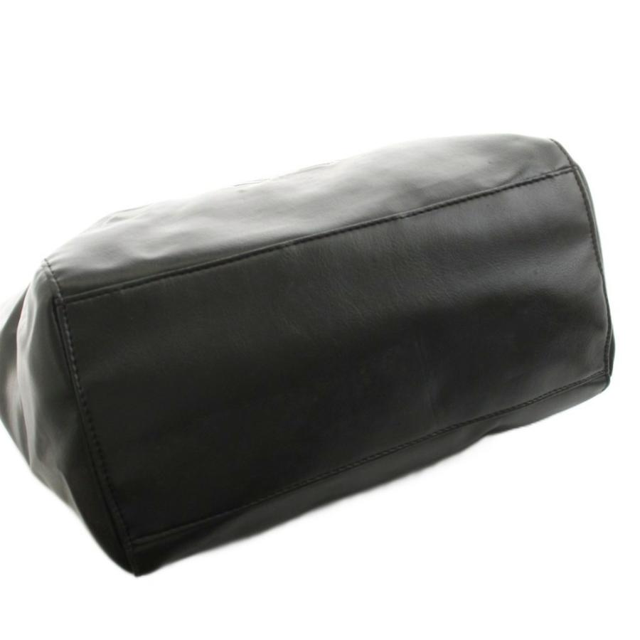 ジバンシィ GIVENCHY トートバッグ フェイクレザー ロゴ 黒 ブラック