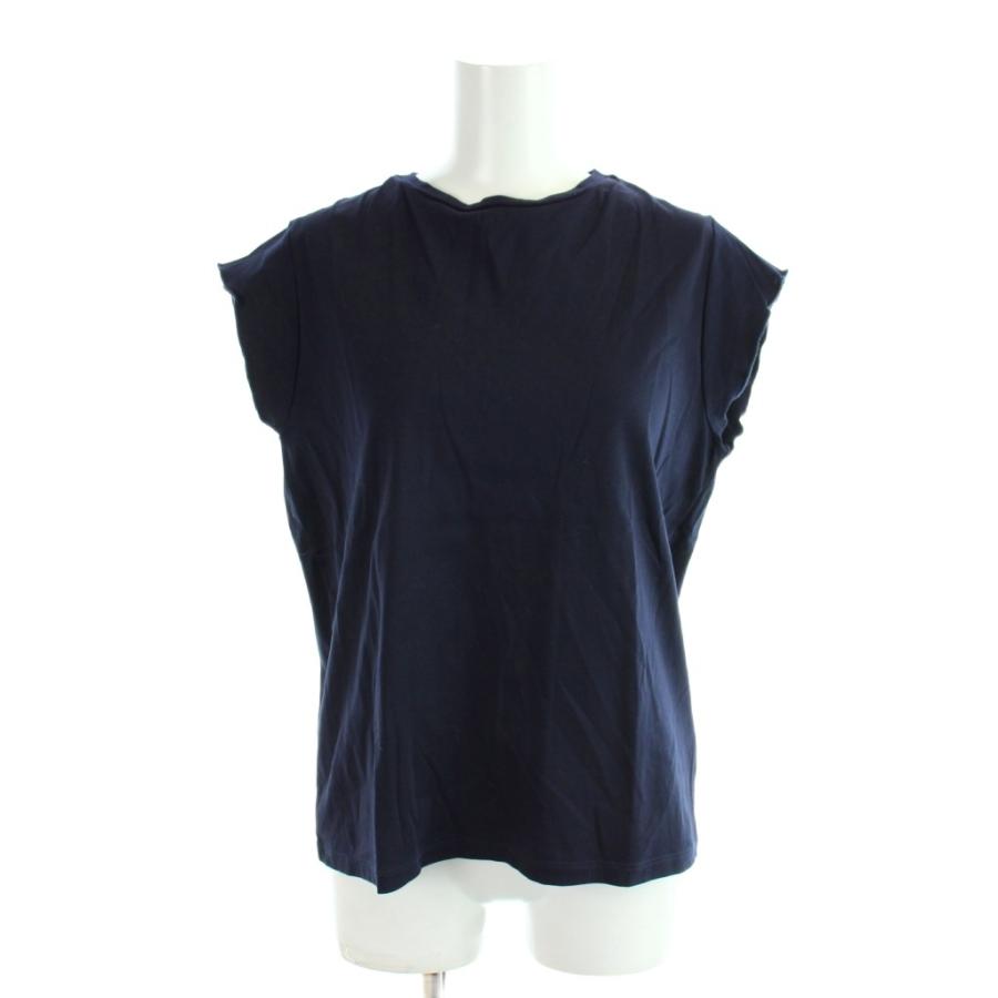 ソージュ SOEJU Tシャツ カットソー M 紺 ネイビー 無地 半袖 波型ネック S-00-CS-014 AP レディース ブランド古着販売のベクトル - 通販 - Yahoo ショッピング