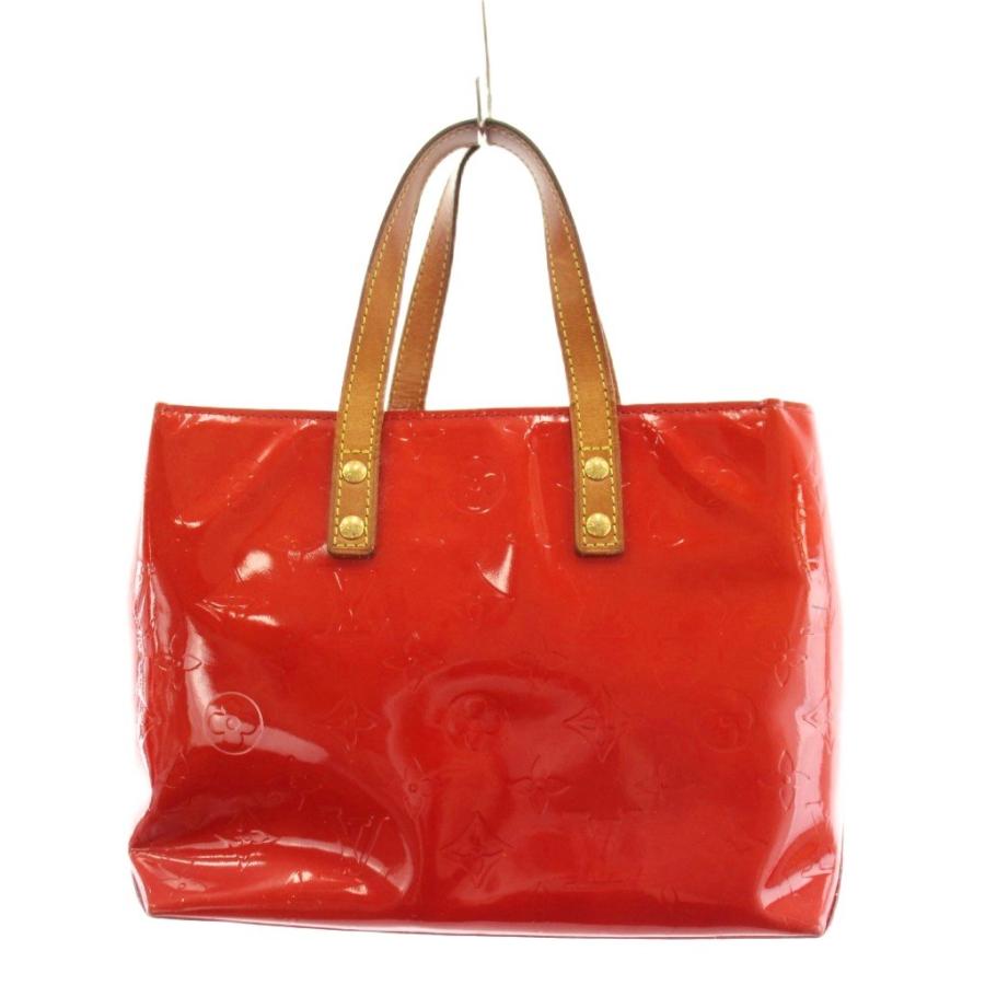 ルイヴィトン ヴェルニ リードPM ハンドバッグ モノグラム レッド 赤 LOUIS VUITTON（ルイ・ヴィトン） ヴェルニ リードPM ハンドバッグ