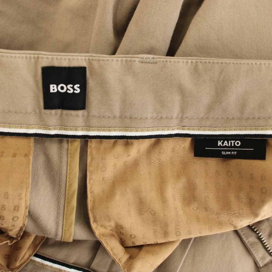 ヒューゴボス HUGO BOSS KAITO パンツ スラックス 46 ベージュ