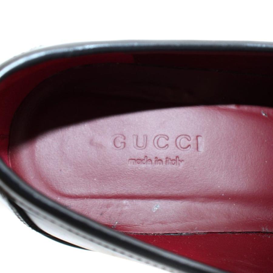 GUCCI（グッチ） ホースビット ローファー 厚底 レザー 36.5 黒