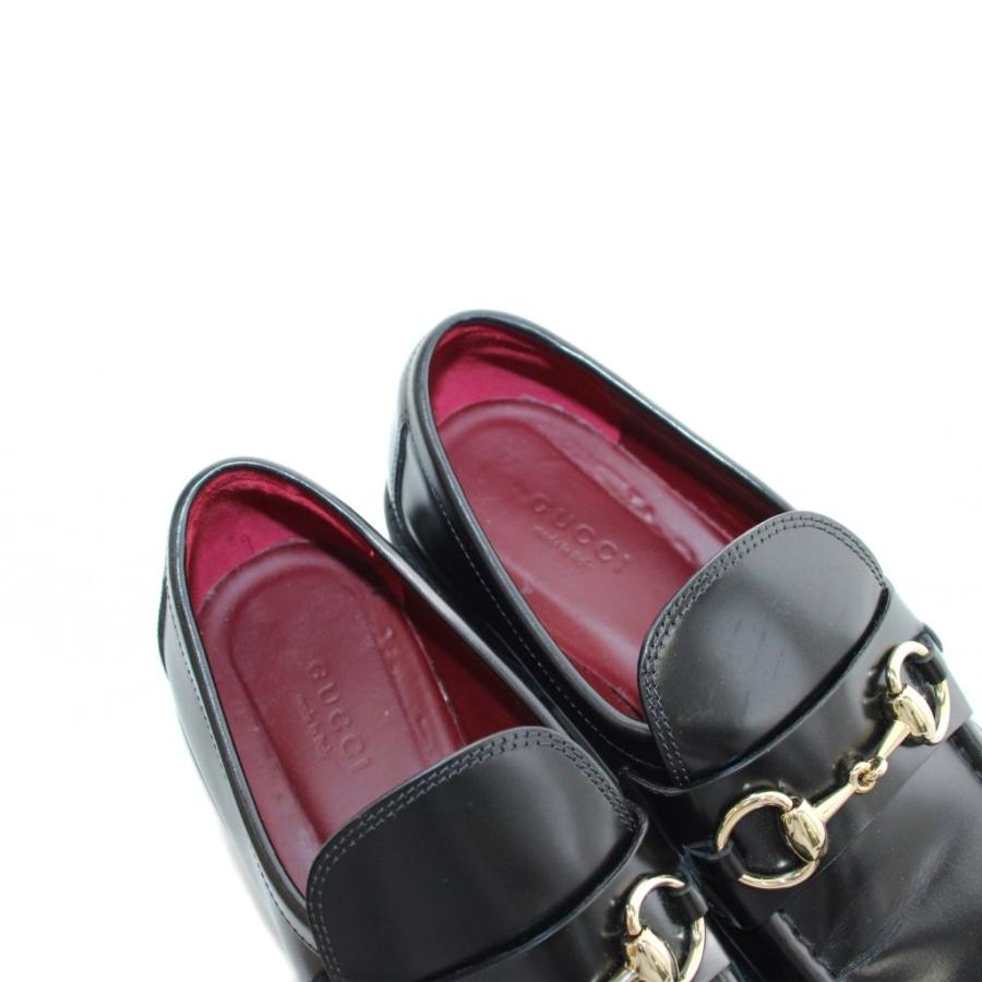 GUCCI（グッチ） ホースビット ローファー 厚底 レザー 36.5 黒