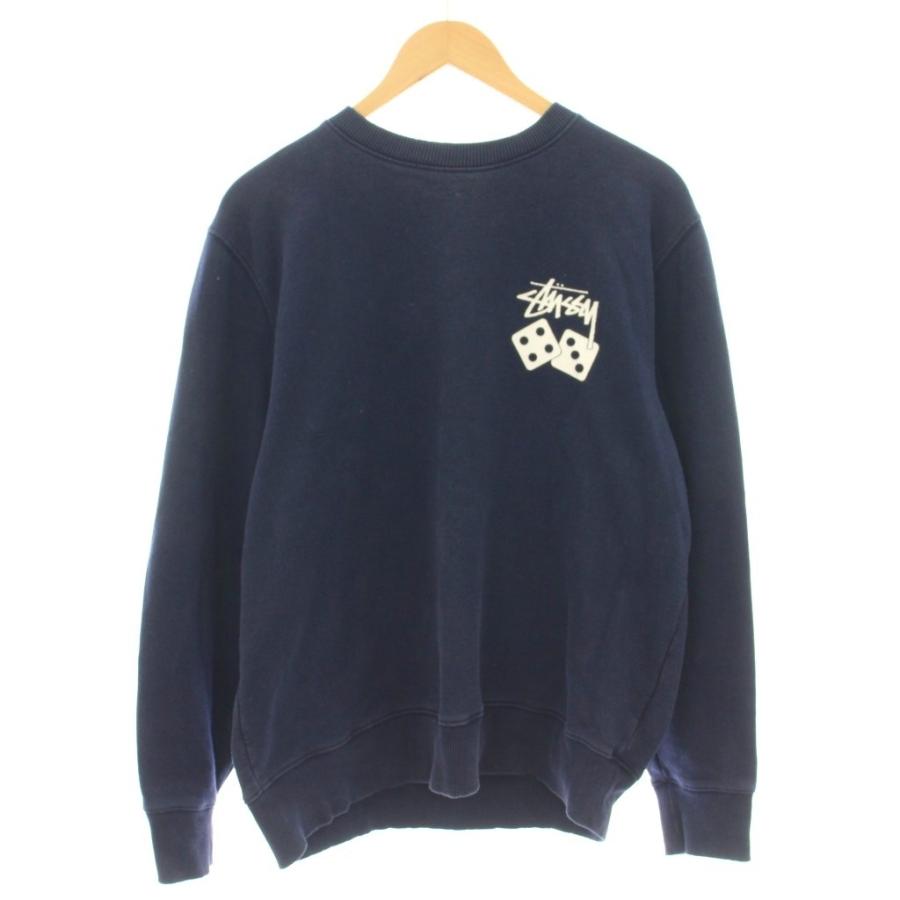 stussy   刺繍ロゴ 裏起毛 スウェット　トレーナー STUSSY（ステューシー） スウェット トレーナー 裏起毛 ロゴ サイコロ