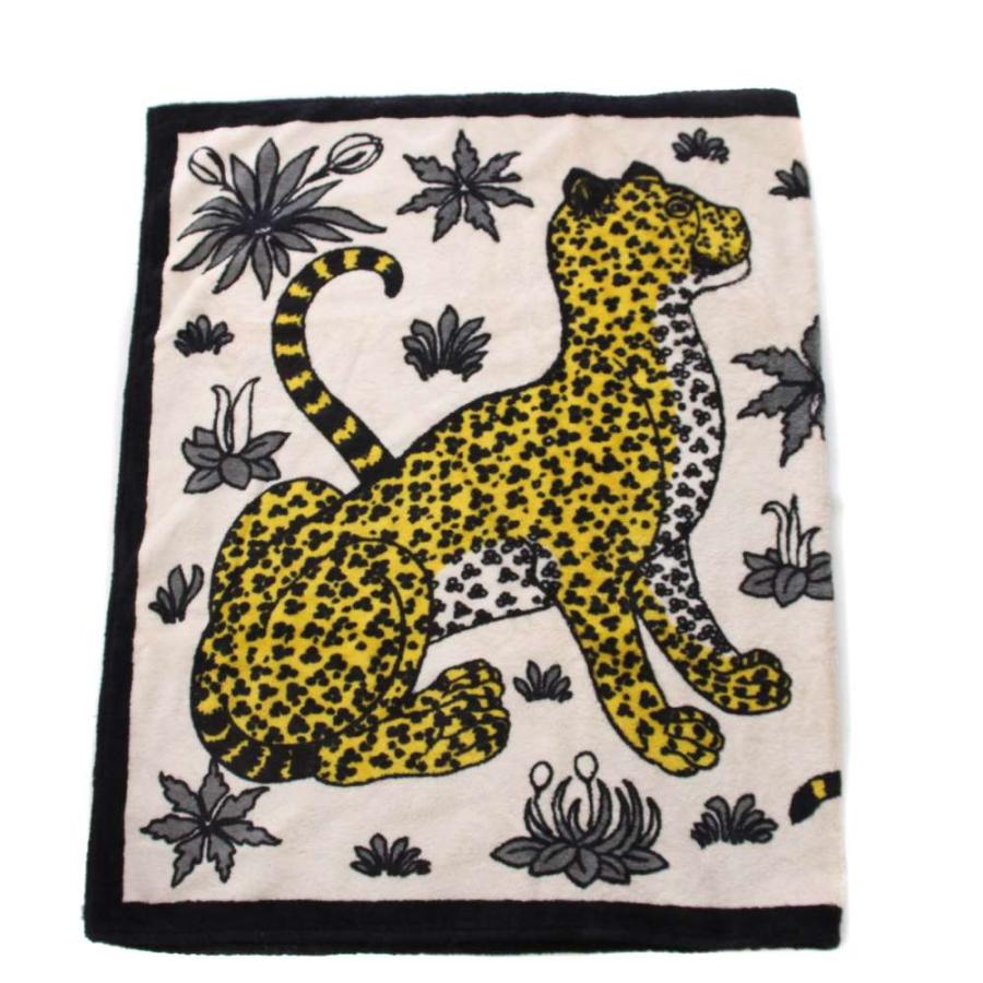 HERMES レオパード　タオル　ビーチ HERMES（エルメス） HERMES LES LEOPARDS レオパード ビーチタオル