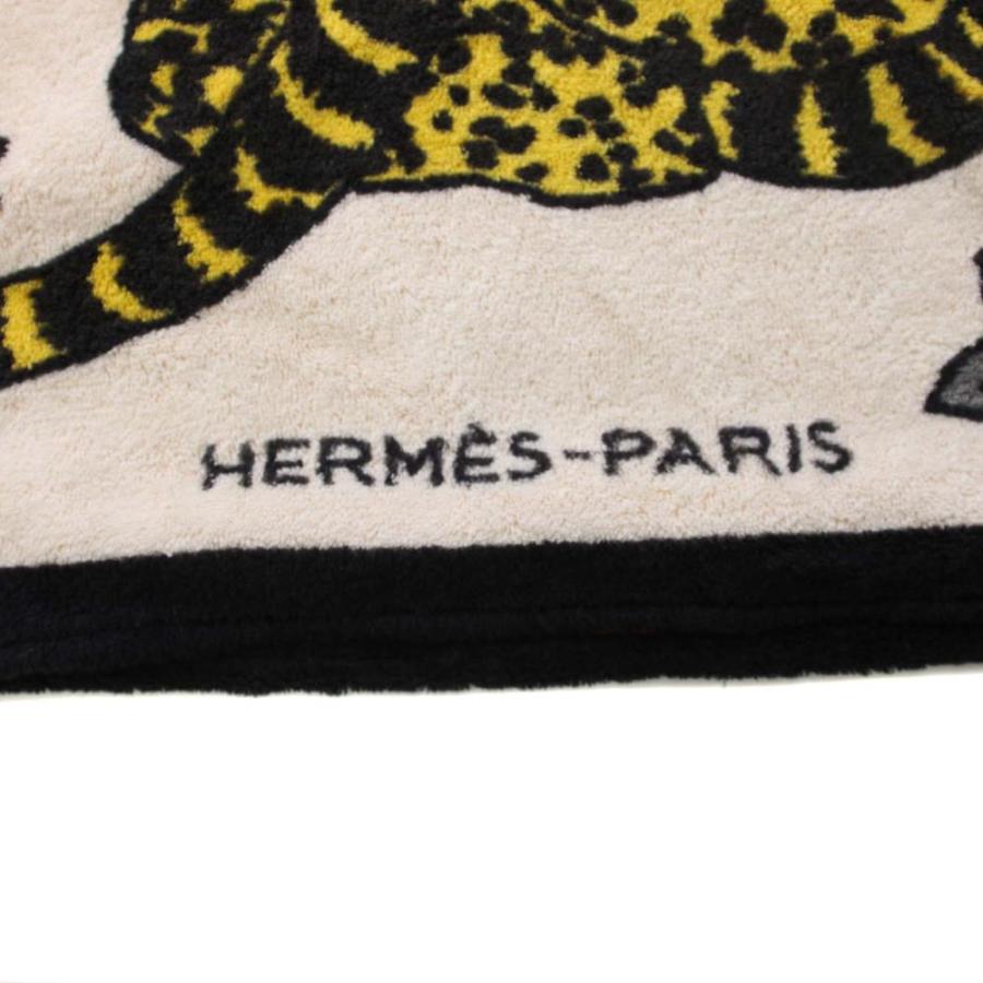 HERMES レオパード　タオル　ビーチ HERMES（エルメス） HERMES LES LEOPARDS レオパード ビーチタオル