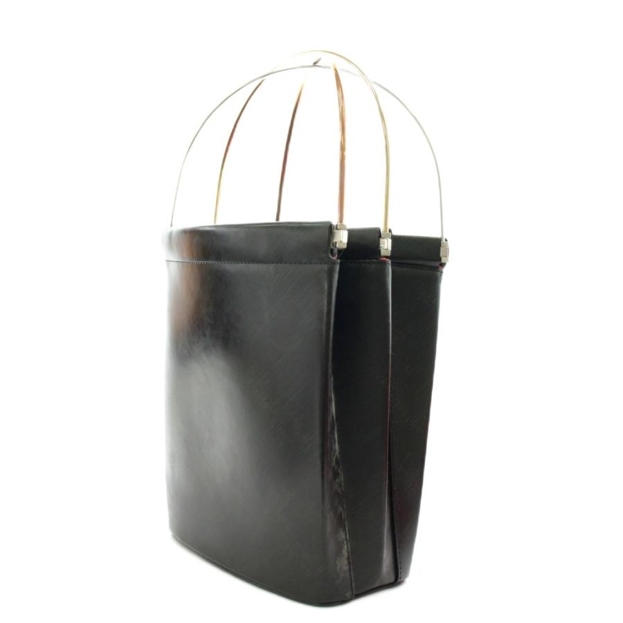 Cartier（カルティエ） トリニティバッグ ハンドバッグ レザー 黒