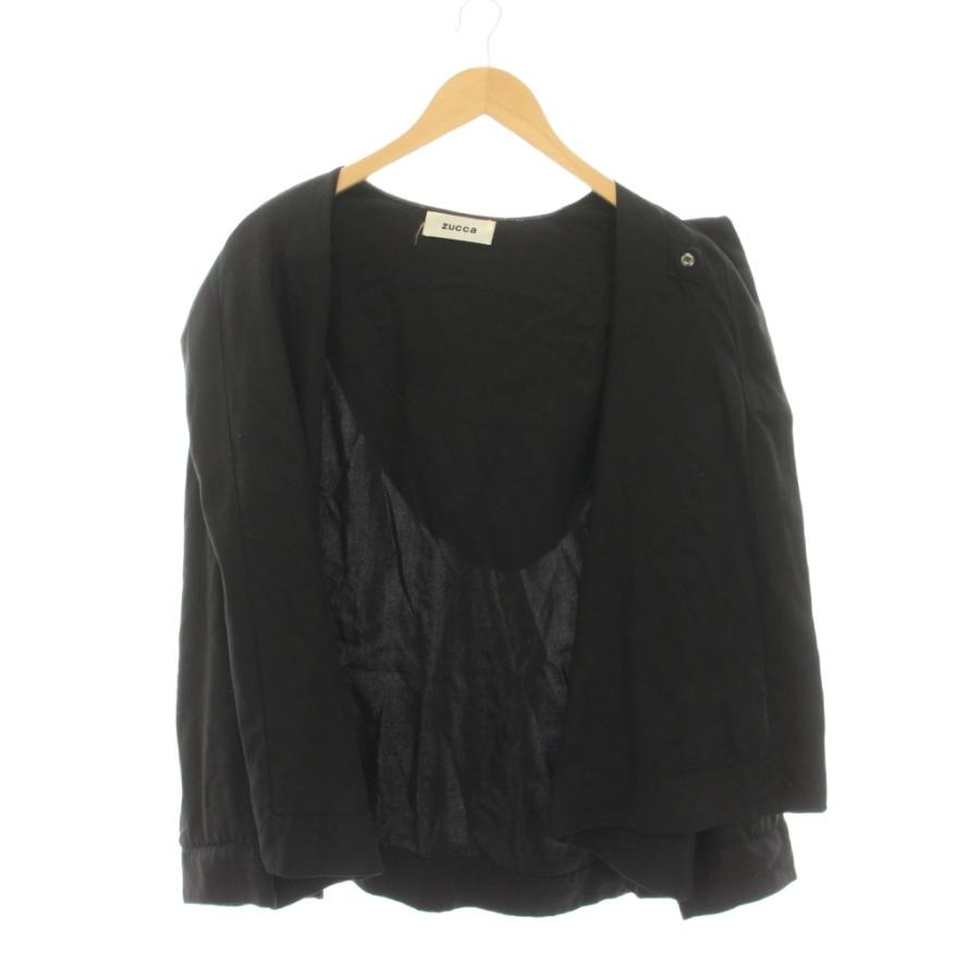ズッカ zucca バックルテンセルツイル ブルゾン ジャケット アウター M 