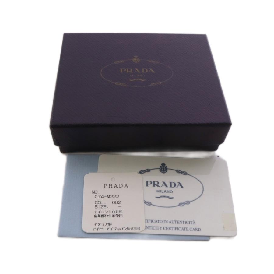 PRADA（プラダ） キーケース 三角ロゴ ナイロン 黒 ブラック M222 /TK