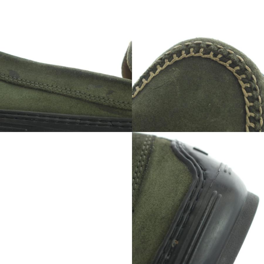 GUCCI（グッチ） ホースビット ローファー スエード 36.5 緑 グリーン